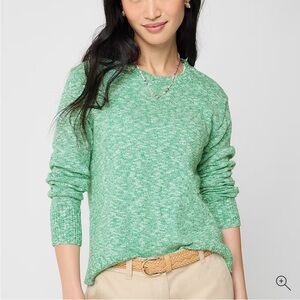 J crew Factory Green Knit Sweater M NWT